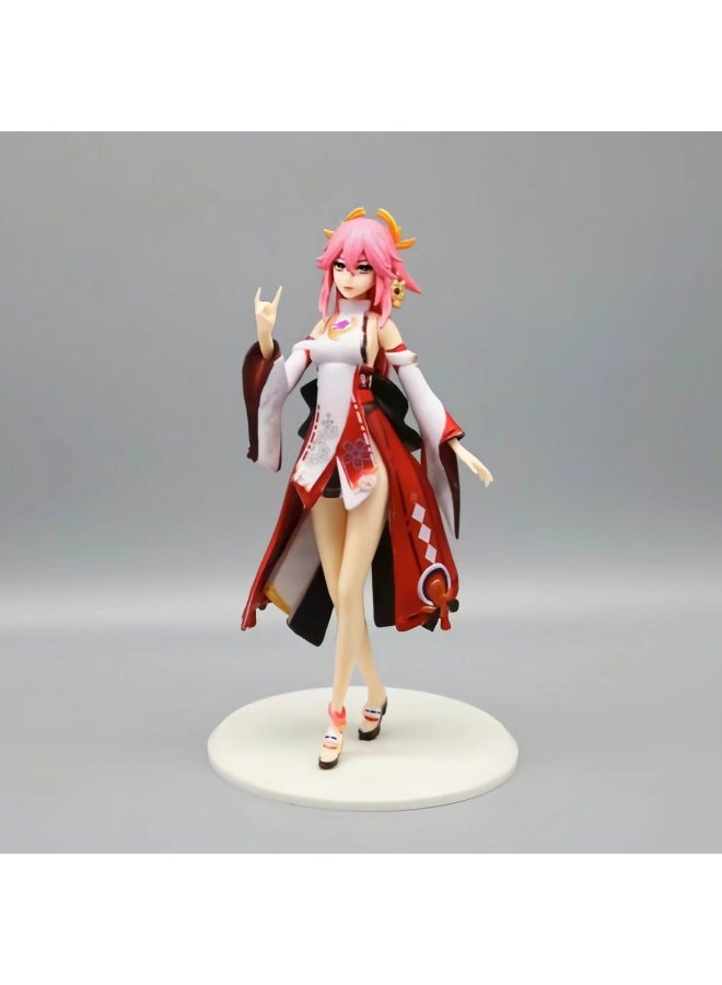 Wholesale Walnut Keli Ganyu Sent Meng Linghua Lightning General Hand-held Secondary Swimming Doll Ornaments Scene Model 