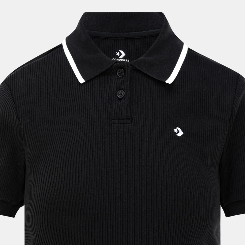 Converse Black Women's Polo Shirt for Women | Best Price UAE