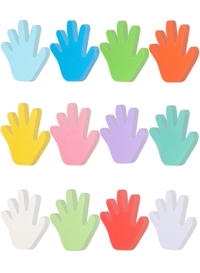 MixTeach 360 Pcs Hand Cutouts Paper Hand Shape Cut-Outs Assorted Color Handprint Shape Cutout Blank Creative Paper Cutouts for Kids DIY Craft Art Project Home School Classroom Decorations Bulletin Board Decor - Image 1
