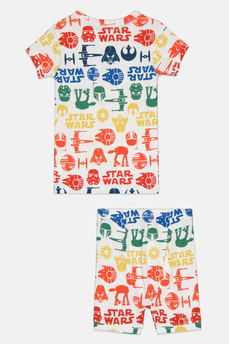 GAP طقم جاب × ستار وورز للأطفال الأولاد مكون من 2 قطعة بطباعة جرافيك، متعدد الألوان - Image 3