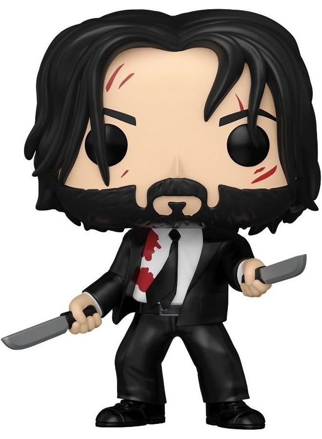 Funko POP! Movies John Wick John Wick with Dual Knives Vinyl Figure (9.78 cm) - Image 3