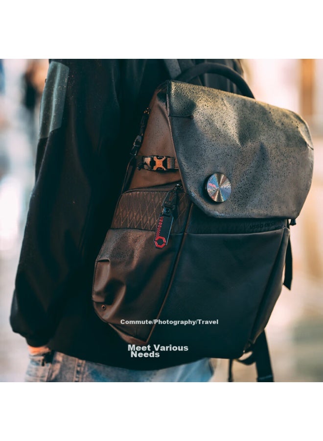 Vsgo 20l Outdoor Professional Casual Photography Black Kite Commuter Camera Bag, Waterproof Durable Large Capacity Equipment Storage Backpack - Image 2