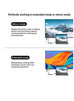Excefore USB 3.0 to HDMI Adapter, USB 3.0 to HDMI Male to Female Adapter, for PC Laptop Monitor Projector Desktop TV, Support Mac OS, Windows 10/8.1/8/7 (Unidirectional)  - Image 2