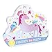 Floss Rock Fantasy Butterfly Shaped Unicorn Pink 20 x 14 Paperboard 80 Piece Jigsaw Puzzle - Image 3