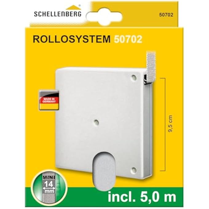 Schellenberg 50702 Screw-On Winder Mini, For Mounting In The Spalletta Of The Window Winder, White - Image 2