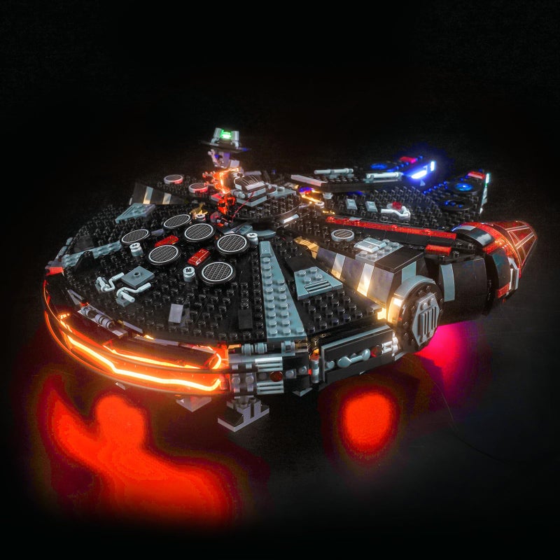 Hilighting Upgraded Led Light Kit Compatible with Lego Star Wars The Dark Falcon Building Set Lights Decoration Compatible with Lego 75389 Best Gifts for Adults Model Not Included - Image 3