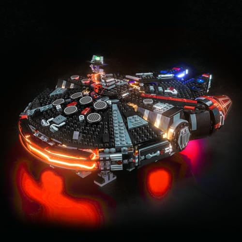 Hilighting Upgraded Led Light Kit Compatible with Lego Star Wars The Dark Falcon Building Set Lights Decoration Compatible with Lego 75389 Best Gifts for Adults Model Not Included - Image 1