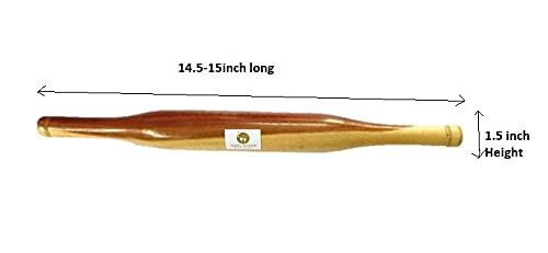 ARMAN SPOONS Wooden Rolling pin Belan for Making Roti Chapati 14 inch Long - Image 2