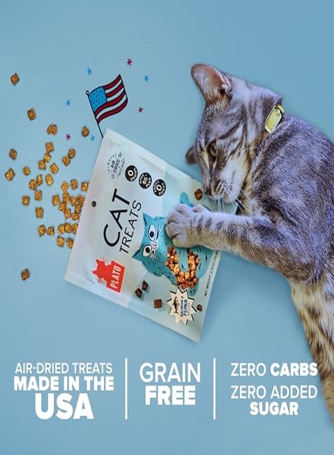 Plato Pet Treats Cat Treats - Single Ingredient, Healthy Salmon Treats for Indoor Cats - 2.5 oz - Image 5