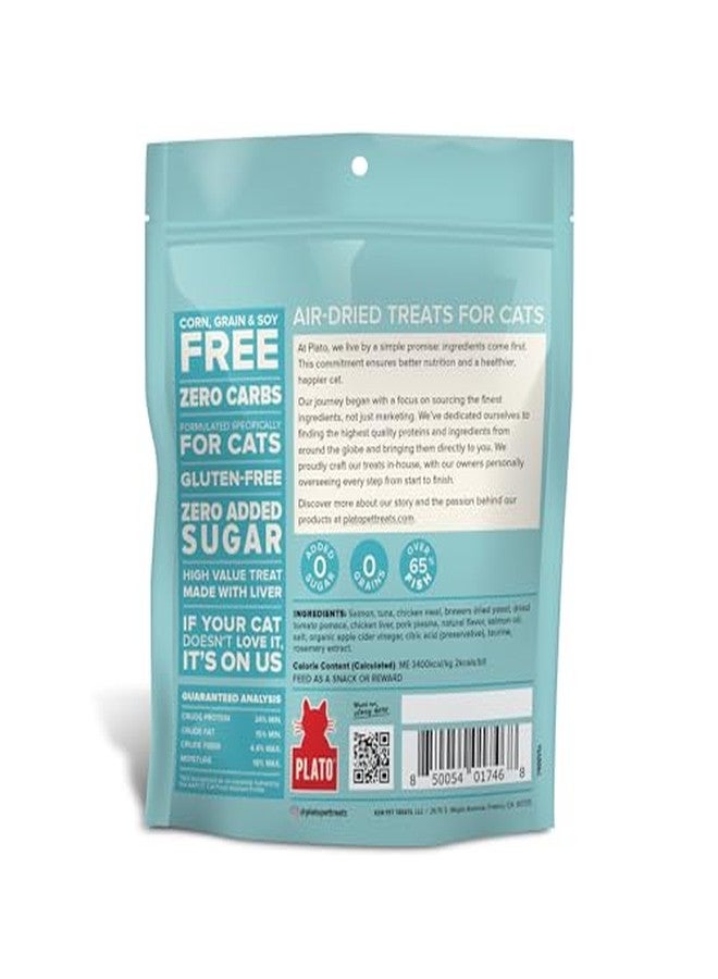 Plato Pet Treats Cat Treats - Single Ingredient, Healthy Salmon Treats for Indoor Cats - 2.5 oz - Image 3