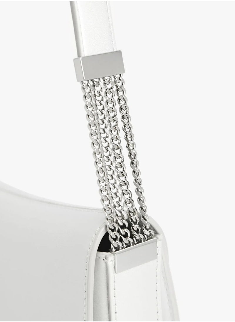 Pedro Fashionable rectangular flap shoulder bag for women  - Image 4