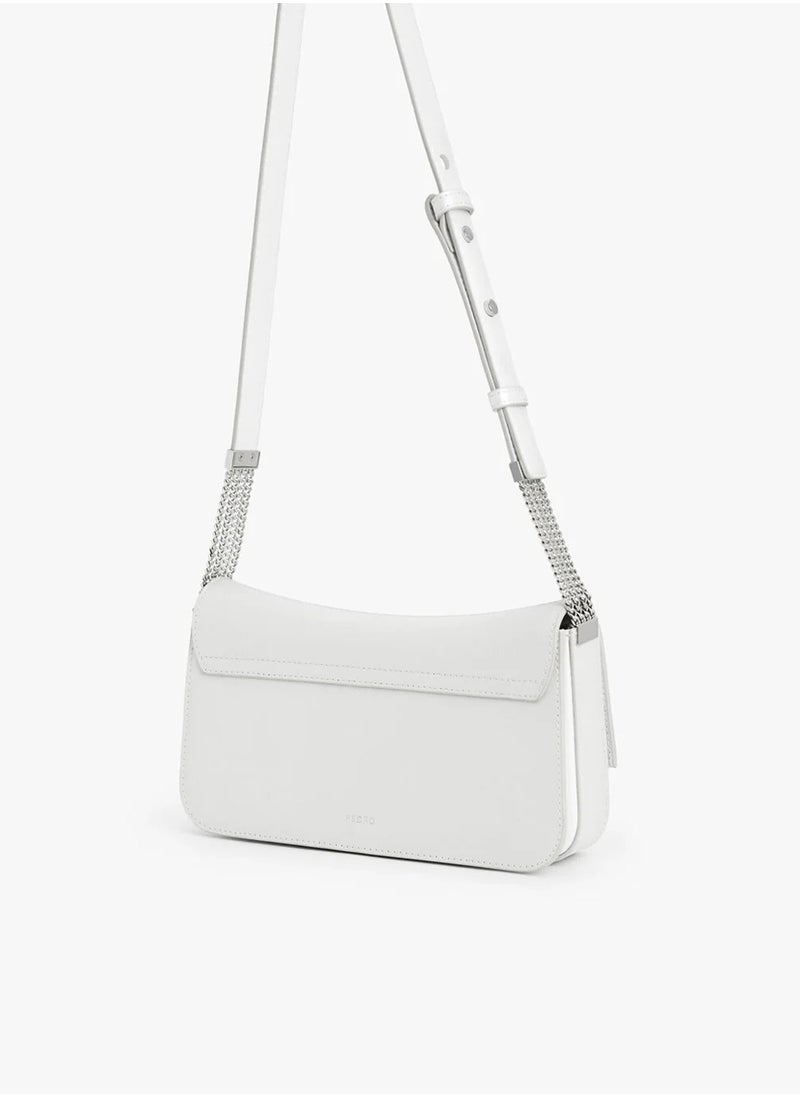 Pedro Fashionable rectangular flap shoulder bag for women  - Image 3