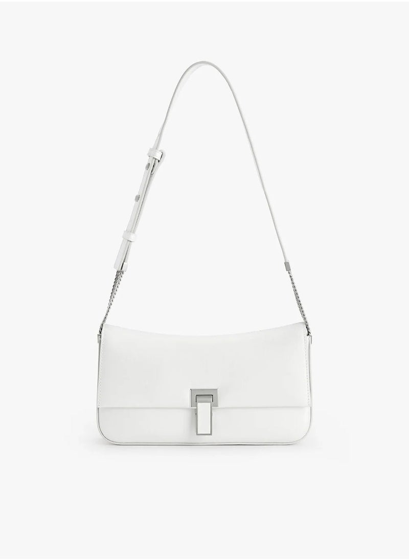 Pedro Fashionable rectangular flap shoulder bag for women  - Image 1