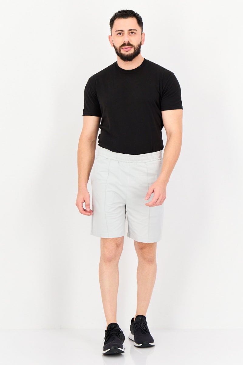 RBX Men Sportswear Fit Outdoor Shorts, Light Grey - Image 2