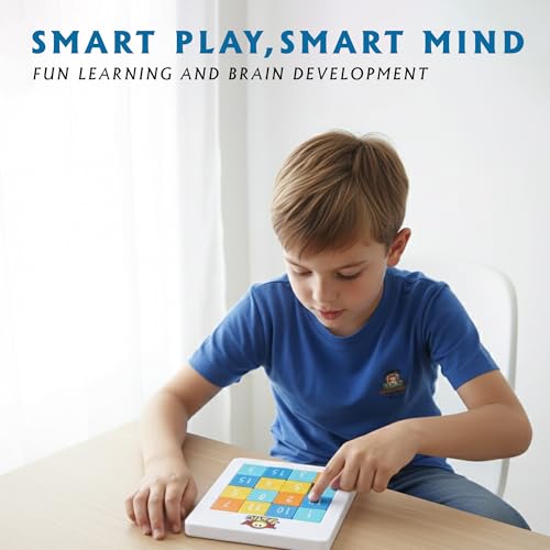 ToyTastic Number Sliding Magnetic Puzzle 4x4 | Toys for 5-10 Years Old Boys & Girls | 15-Blocks Brain Teaser Puzzle Game for Kids | Educational, Learning, Activity Toy for Return & Birthday Gifts - Image 5
