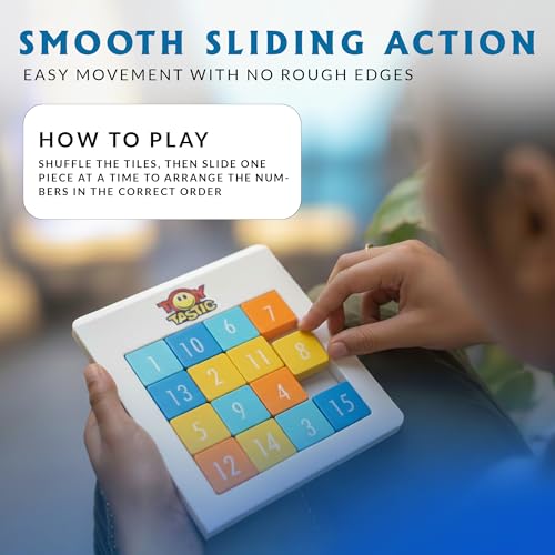 ToyTastic Number Sliding Magnetic Puzzle 4x4 | Toys for 5-10 Years Old Boys & Girls | 15-Blocks Brain Teaser Puzzle Game for Kids | Educational, Learning, Activity Toy for Return & Birthday Gifts - Image 3