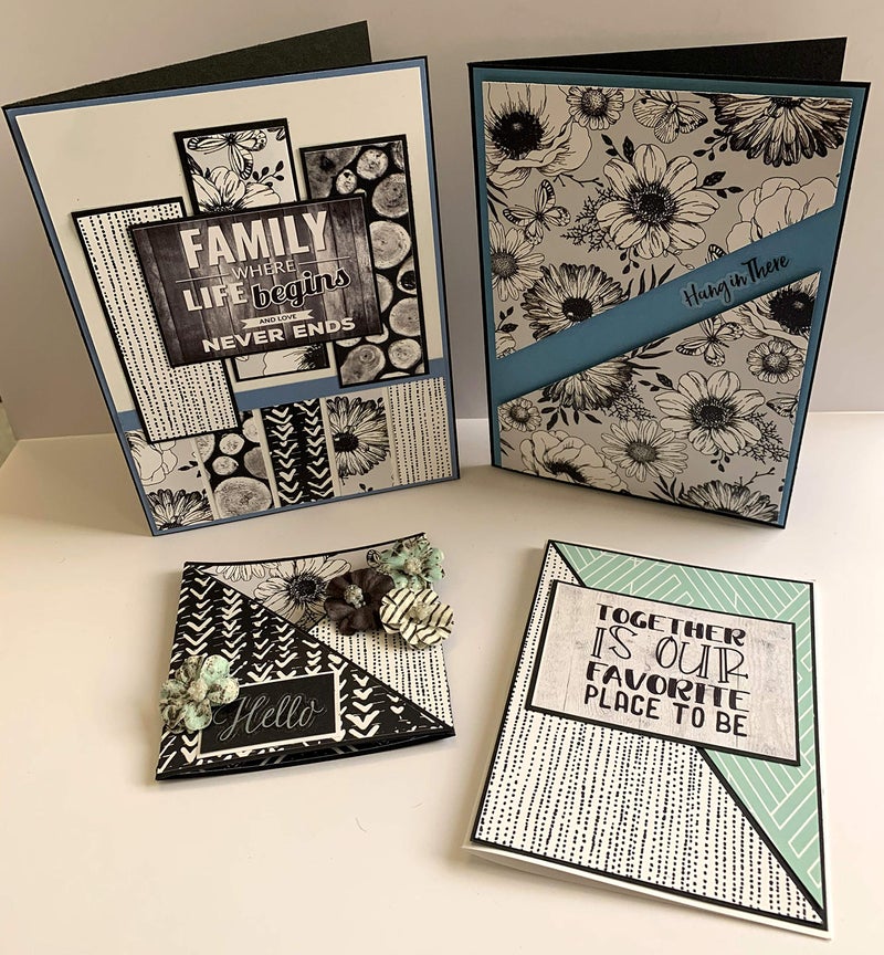 Reminisce Family Story Collection Scrapbook Kit Paper Crafts, Multi Color Palette, 12x12 inches - Image 3