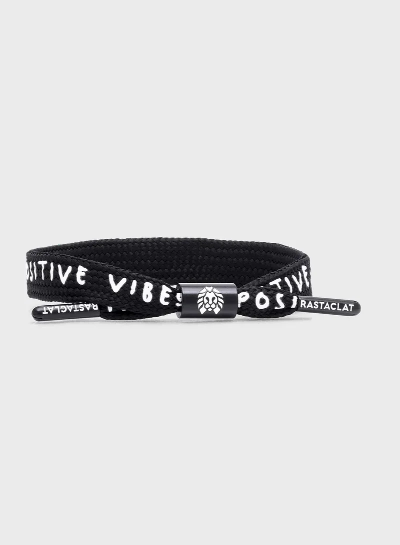 Rastaclat Positive Vibes - Black Lace Bracelet
