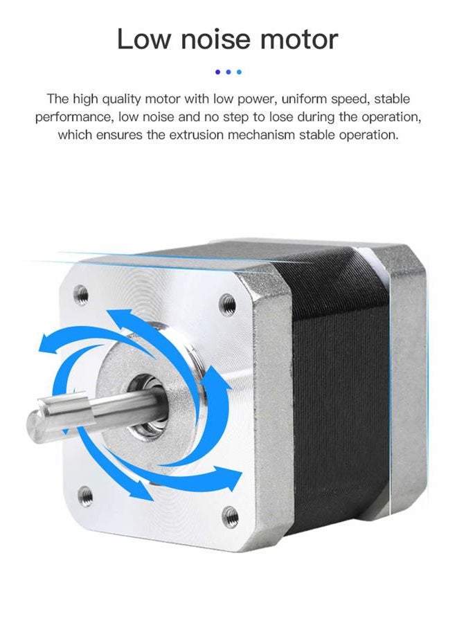 KOYOFEI FDM 3D Printer Stepper Motor 42-34, 2 Phases 0.8A 1.8 Degrees 0.4 N.M 42-34 Stepper Motor for Creality Ender-3 X/Y/Z Axis and CR-10 Series Z Axis - Image 5