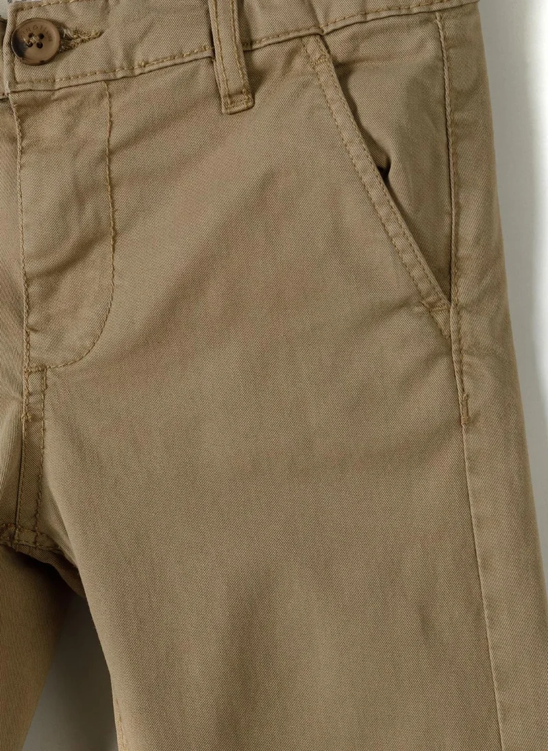 MINOTI Teen Boys Chino Trousers with Pockets and Tailored Fit