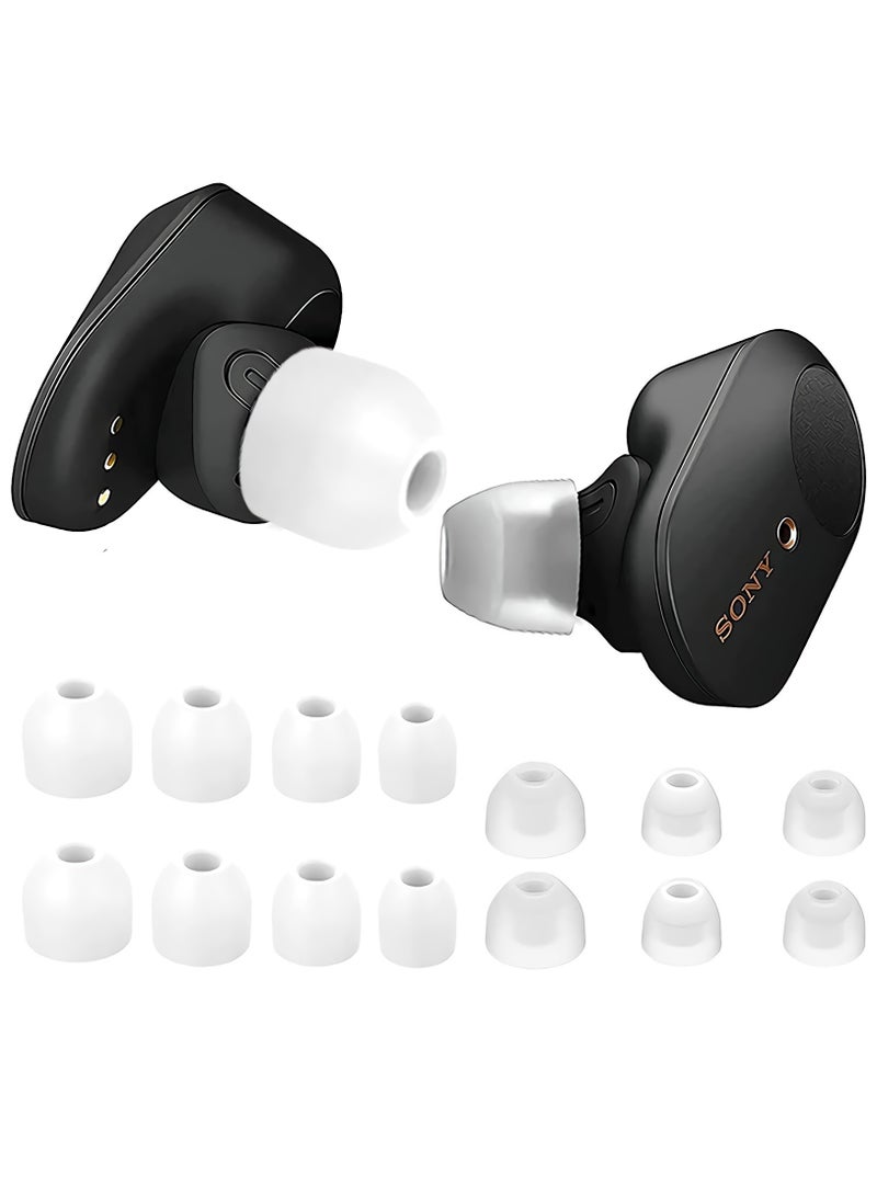 Silicone Ear Plugs Accessories for Sony WF-1000XM4/WF-1000XM3 Eartips in-Ear Earbuds Silicone Soft Ear Cushions Tips Covers Eargels MAKINGTEC for WF-1000XM4 Headphones 7Pairs 