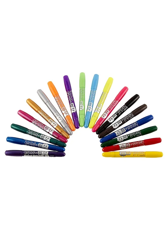Little Brian Little Brian Scribble Paint Sticks – 12 Assorted Colours | Twist-Up, Mess-Free, Non-Toxic Solid Paint for Kids’ Creative Fun