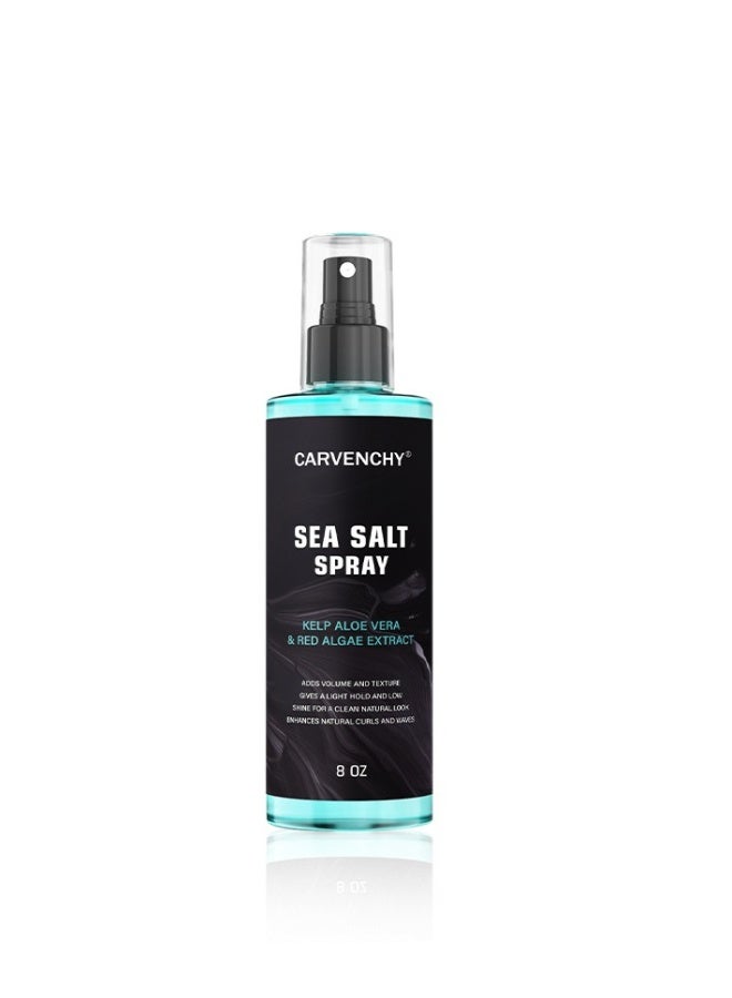 Sea Salt Spray for Hair Men - Hair Texturizing Spray with Kelp, Aloe Vera and Red Algae Extract - Surf Spray to Add Volume and Texture Sea Salt Spray for Men Beach Hair Spray - 8oz