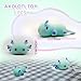 ZTATU Axolotl Squishy Toys Stress Balls for Adults 1PCS Salamander Squishy Dough Ball Sensory Toys Fidget Balls Stress Relief Toy Party Favors Axolotl Gifts Easter Basket Stuffers Blue - Image 4