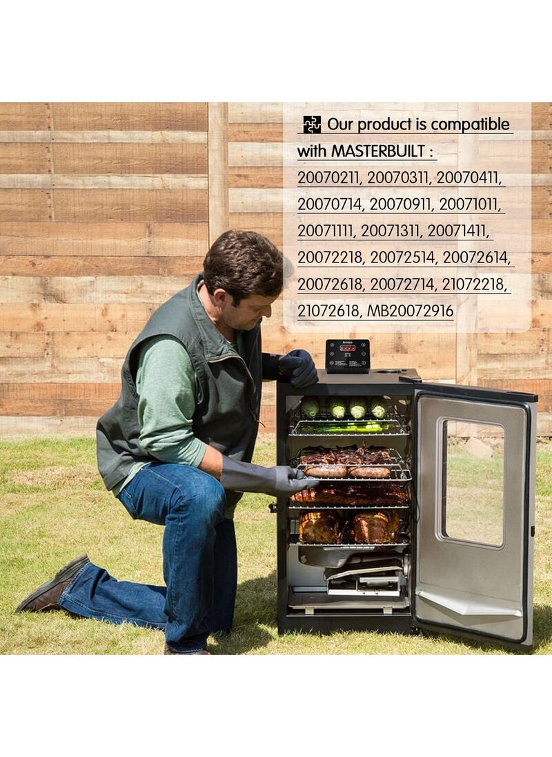 briidea Briidea Digital Control Panel with Larger LCD Display Compatible with Masterbuilt Parts 20070211 Allow You to Set the Desired Temperature and Smoking Time Enjoy Your BBQ  - Image 2