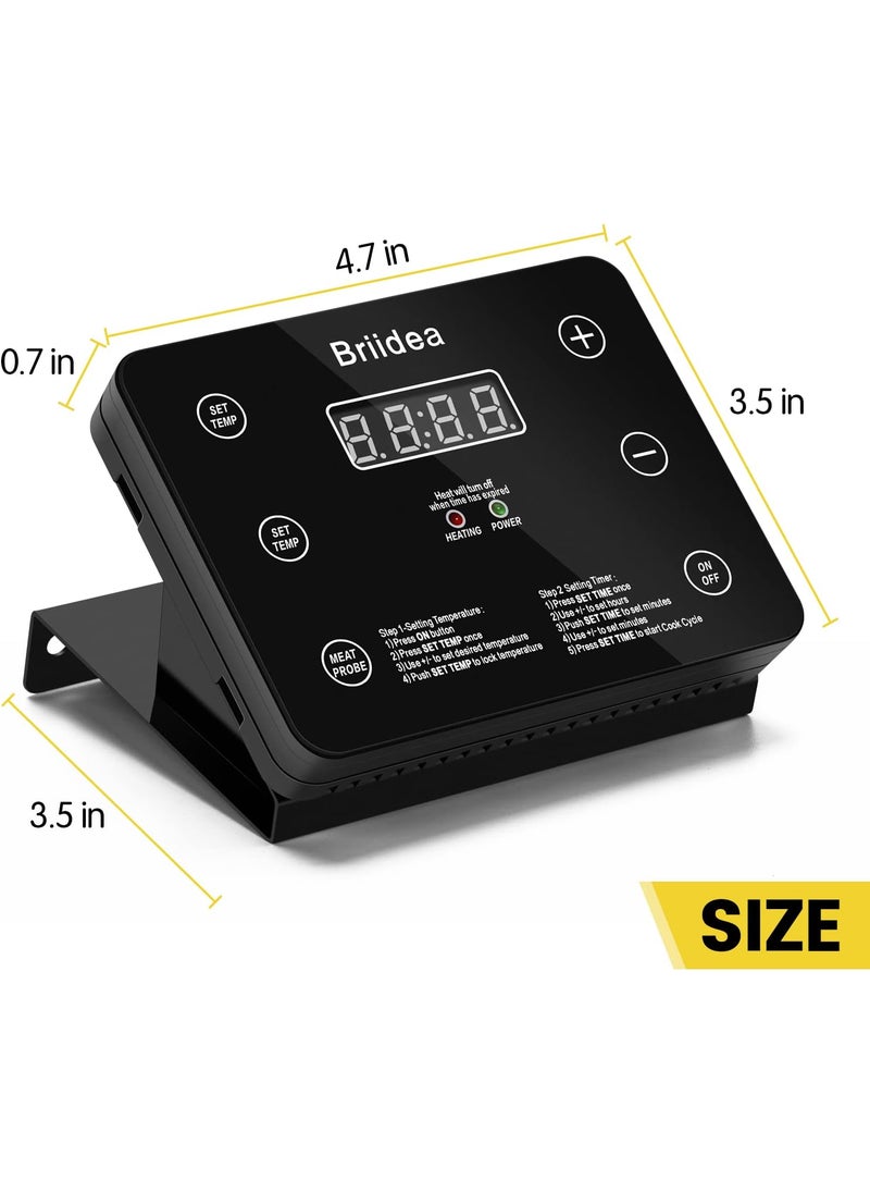 briidea Briidea Digital Control Panel with Larger LCD Display Compatible with Masterbuilt Parts 20070211 Allow You to Set the Desired Temperature and Smoking Time Enjoy Your BBQ  - Image 5