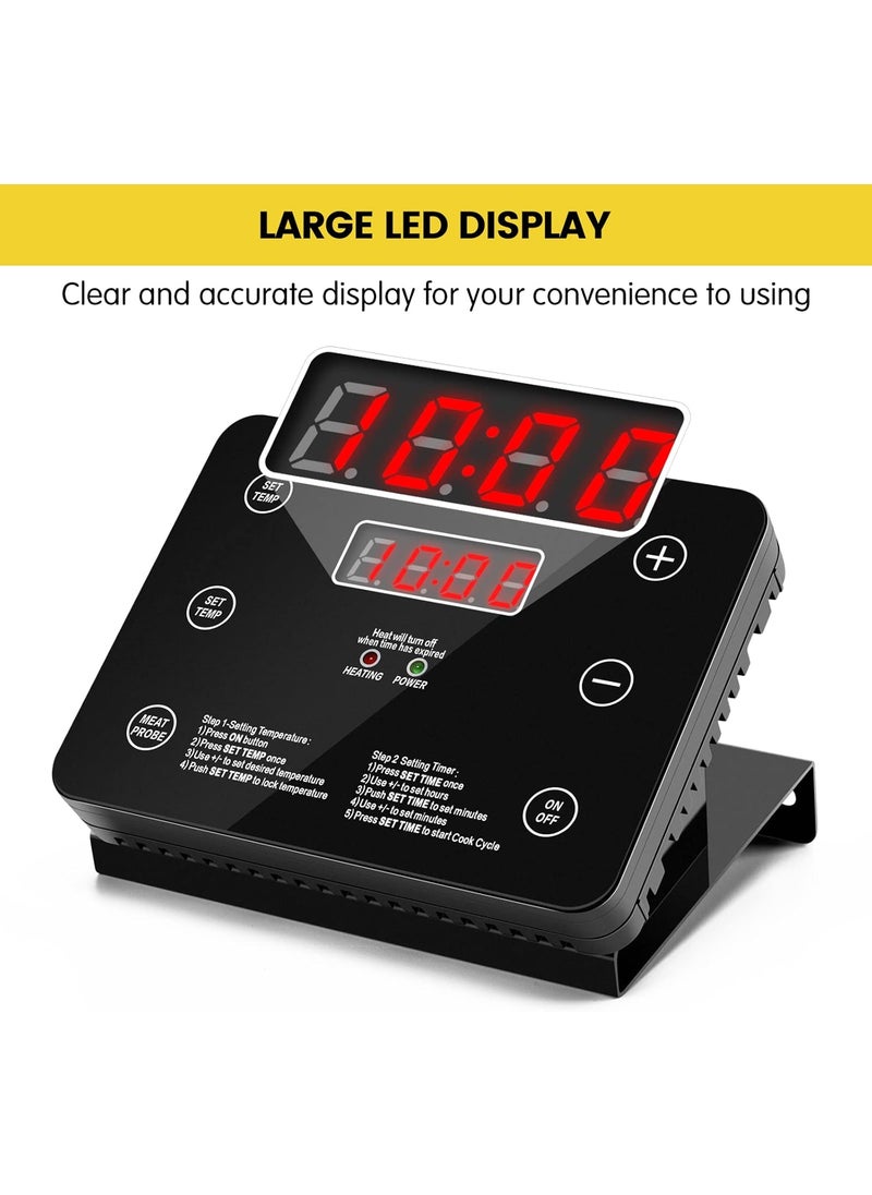 briidea Briidea Digital Control Panel with Larger LCD Display Compatible with Masterbuilt Parts 20070211 Allow You to Set the Desired Temperature and Smoking Time Enjoy Your BBQ  - Image 4