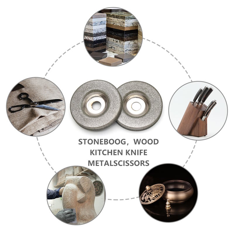 Brazed Diamond Grinding Wheel 10mm for Gem Granite Marble Glass Tungsten Steel Hard Alloy Ceramics 180 Grit - Image 3