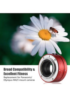 Fotga Macro Extension Tube Ring Set 10mm + 16mm Auto Focus Adjustable Aperture Replacement for Olympus E-P1 E-P2 E-PL1 E-PL2 Panasonic G1 G2 G10 GF1 GF2 GF3 Micro Four Thirds MFT M4/3 Mount Cameras  - Image 4