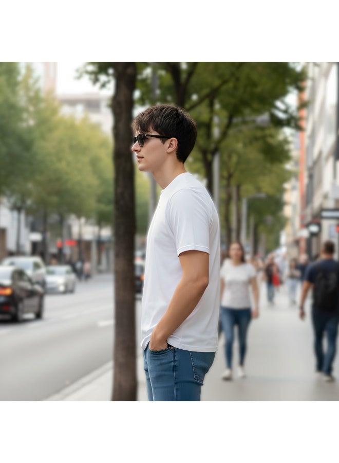 برينت شوب فور مي مهندس تي شيرت للرجال الهندسة التي شيرت الجرافيك المحملة للمهندسين القطن المحملة الرجال لباس غير رسمي التكنولوجيا مريحة المحملة الرجال الجرافيك قميص - Image 5