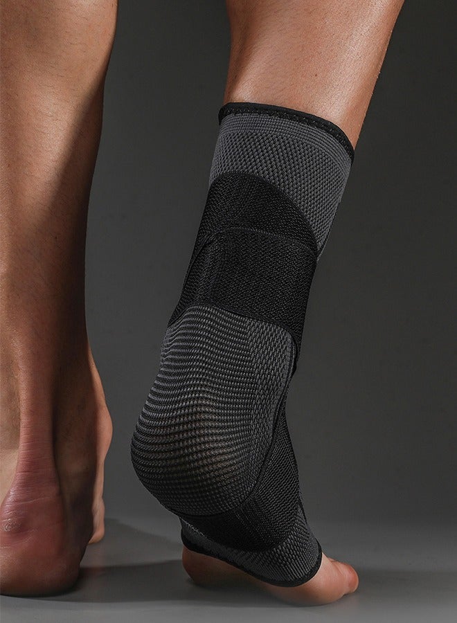 جينجبا سابورت دعامة الكاحل JINGBA للرياضات الخارجية واللياقة البدنية والضغط والحماية والجري وتسلق الجبال وركوب الدراجات وكرة القدم - تساعد على تثبيت عضلات ومفاصل الكاحل وتخفيف شفاء الإصابات والألم - Image 4