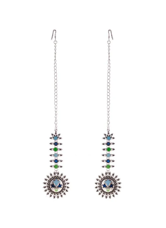 VOYLLA Bagh E Fiza Circles Kanauti Earrings
