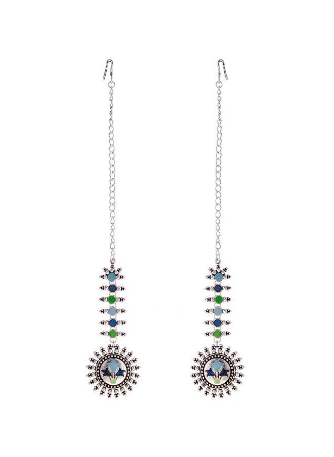 VOYLLA Bagh E Fiza Circles Kanauti Earrings  - Image 2