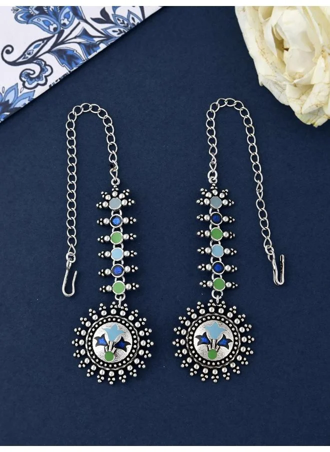VOYLLA Bagh E Fiza Circles Kanauti Earrings