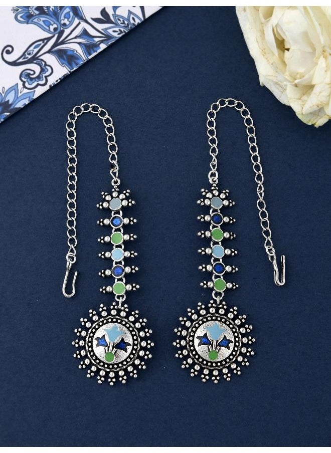 VOYLLA Bagh E Fiza Circles Kanauti Earrings  - Image 1