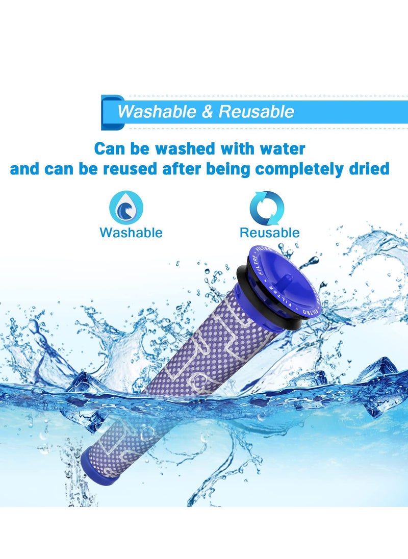 SYOSI - Filter Replacements for Dyson Animal V6 V7 V8 DC58 DC59 Absolute Motorhead Total Clean Cordless Vacuum Cleaner, 4 Pack Pre Filters - Image 1