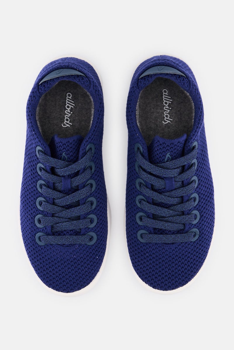 Allbirds Women Tree Pipers Lace Up Casual Shoes, Navy - Image 4