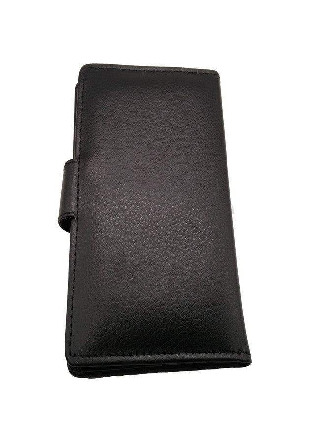 essart Pu Leather Travel Wallet and Family Unisex Passport Holder Wallet Organizer Case for Credit Debit Card Ticket Coins Money Cash Currency (AA-270-A-Black) - Image 3