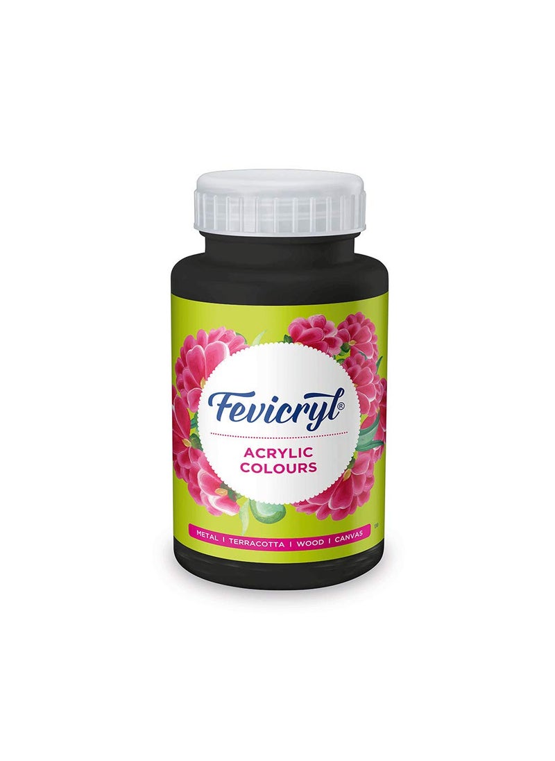 Pidilite Pidilite Fevicryl Acrylic Colour, Black Acrylic Paint, 500 ml Fevicryl Acrylic Colour, White acrylic paint, 500 ml  - Image 2