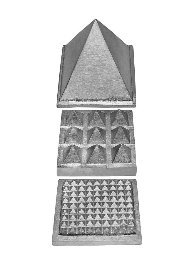 TREE MAISON CORONATING HOMES Metal Vastu Lead 3 Layer Pyramid | Lead Vastu Remedy | 3-Inch | Pyramid for Positive Energy, Health & Wealth | Vastu Dosh Remedies for Home & Office | Pack of 1 - Image 5