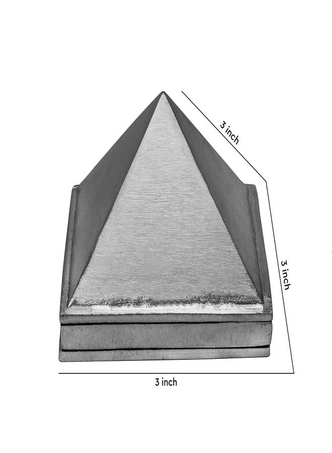 TREE MAISON CORONATING HOMES Metal Vastu Lead 3 Layer Pyramid | Lead Vastu Remedy | 3-Inch | Pyramid for Positive Energy, Health & Wealth | Vastu Dosh Remedies for Home & Office | Pack of 1 - Image 3