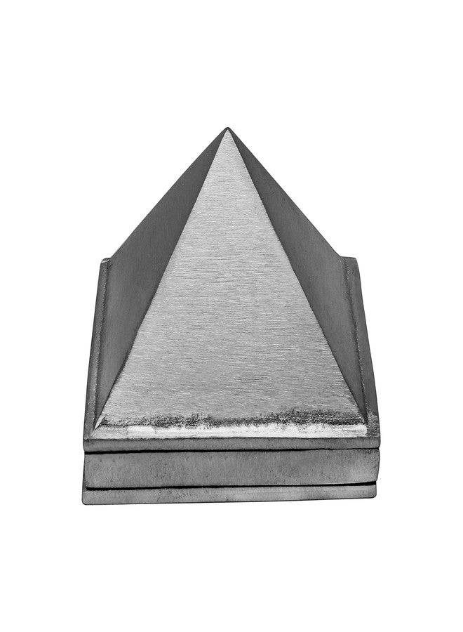 TREE MAISON CORONATING HOMES Metal Vastu Lead 3 Layer Pyramid | Lead Vastu Remedy | 3-Inch | Pyramid for Positive Energy, Health & Wealth | Vastu Dosh Remedies for Home & Office | Pack of 1 - Image 1