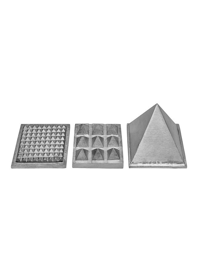 TREE MAISON CORONATING HOMES Metal Vastu Lead 3 Layer Pyramid | Lead Vastu Remedy | 3-Inch | Pyramid for Positive Energy, Health & Wealth | Vastu Dosh Remedies for Home & Office | Pack of 1 - Image 4