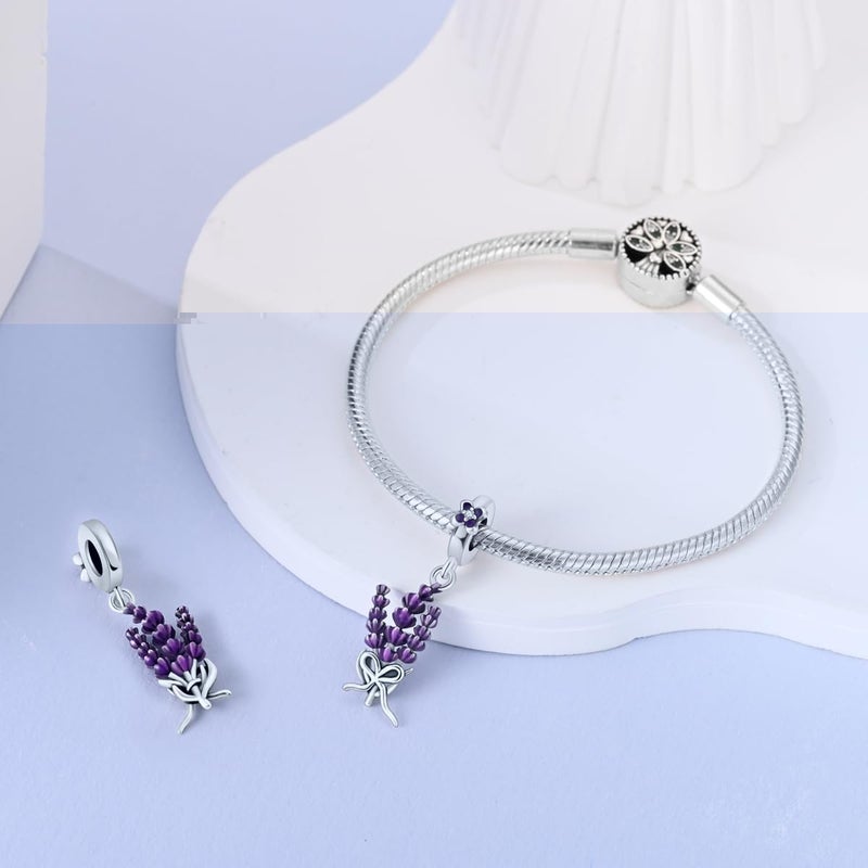 MULA 925 Sterling Silver Charms for Bracelets and Necklaces Airplane Passport Dangle Pendants Beads Butterfly Dragonfly Charms Jewelry Charm for Women - Image 1