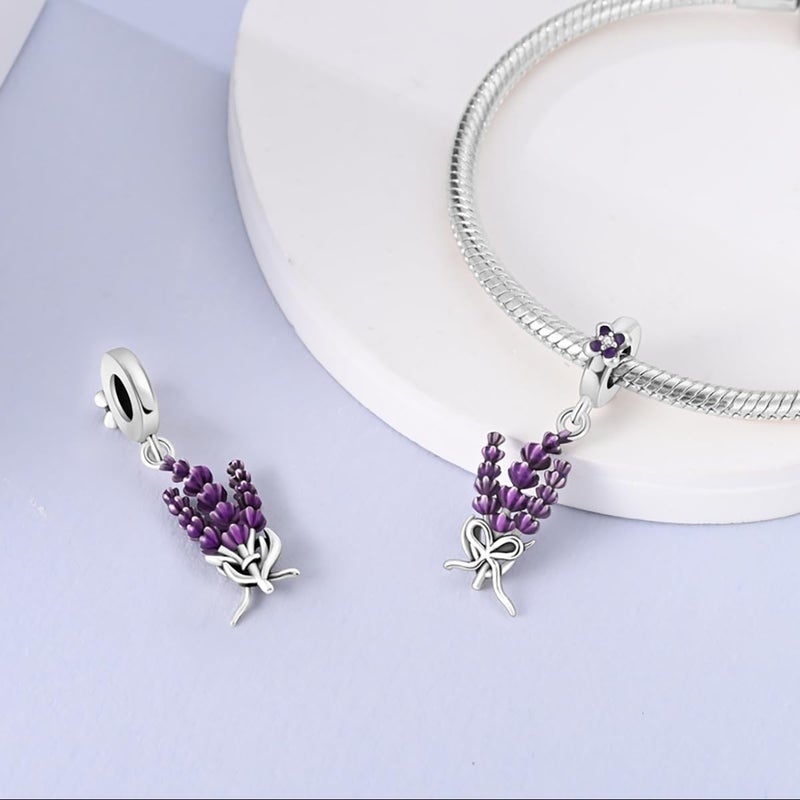MULA 925 Sterling Silver Charms for Bracelets and Necklaces Airplane Passport Dangle Pendants Beads Butterfly Dragonfly Charms Jewelry Charm for Women - Image 2