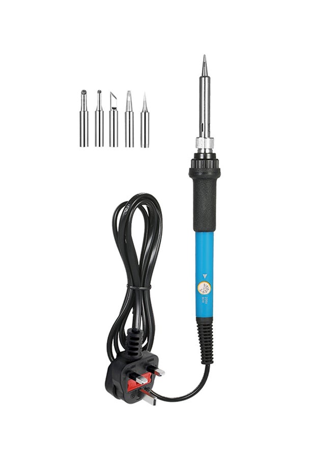 NIBEMINENT Electric Adjustable Temperature Soldering Iron Set Blue/Black/Silver 52.8 x 7.7inch - Image 1